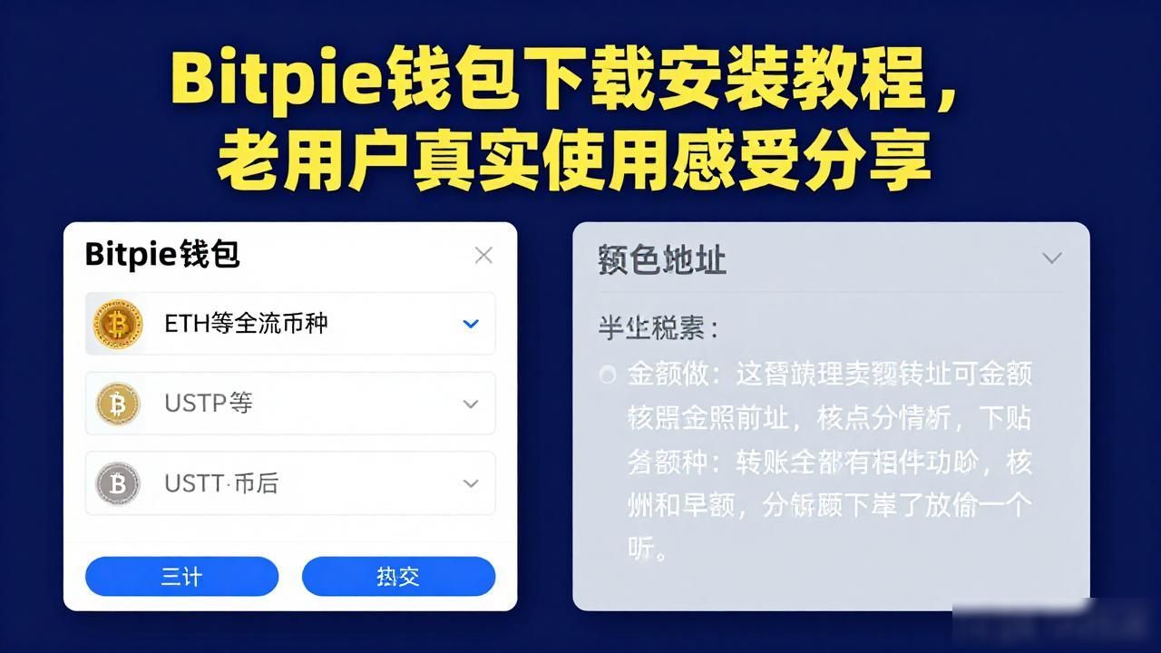 Bitpie钱包下载安装教程,老用户真实使用感受分享