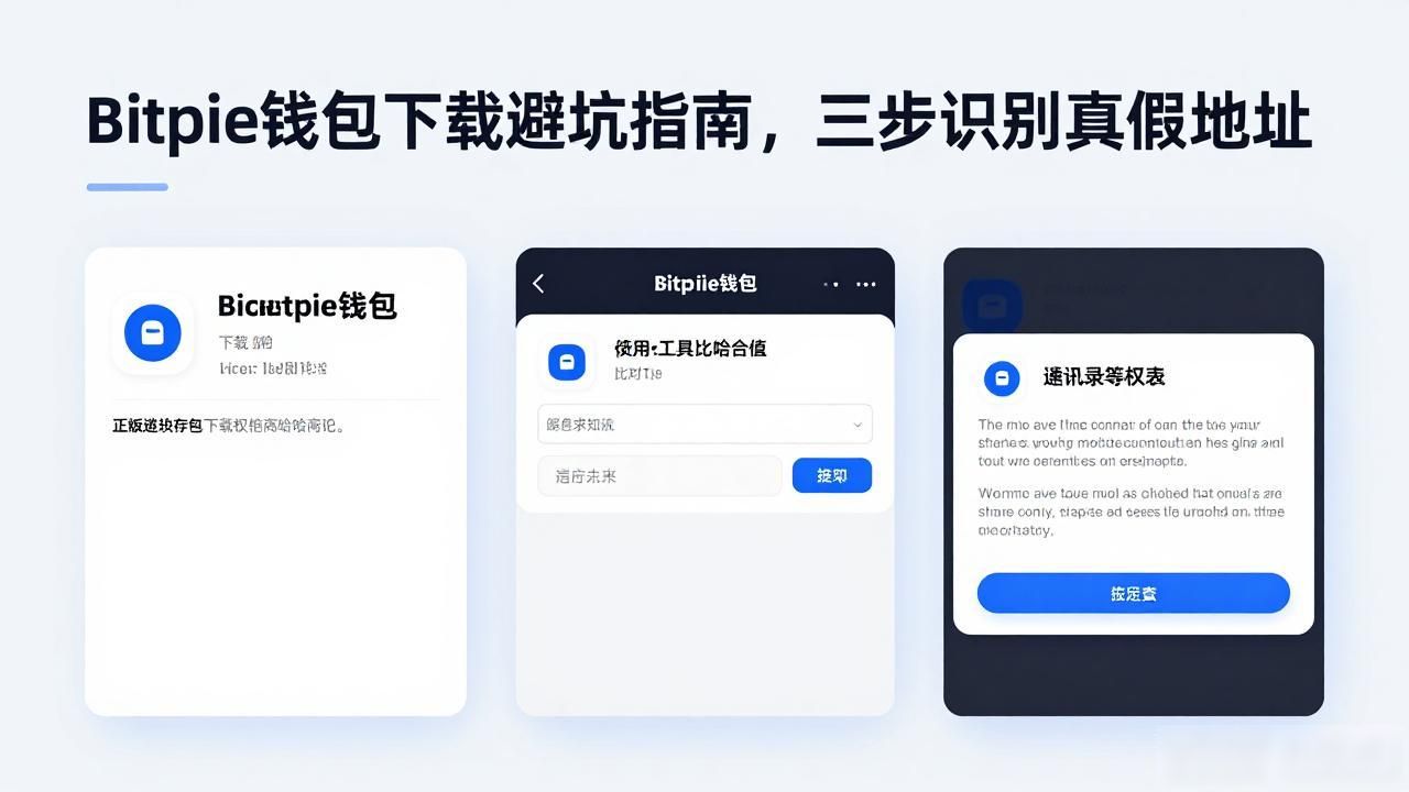 Bitpie钱包下载避坑指南，三步识别真假地址