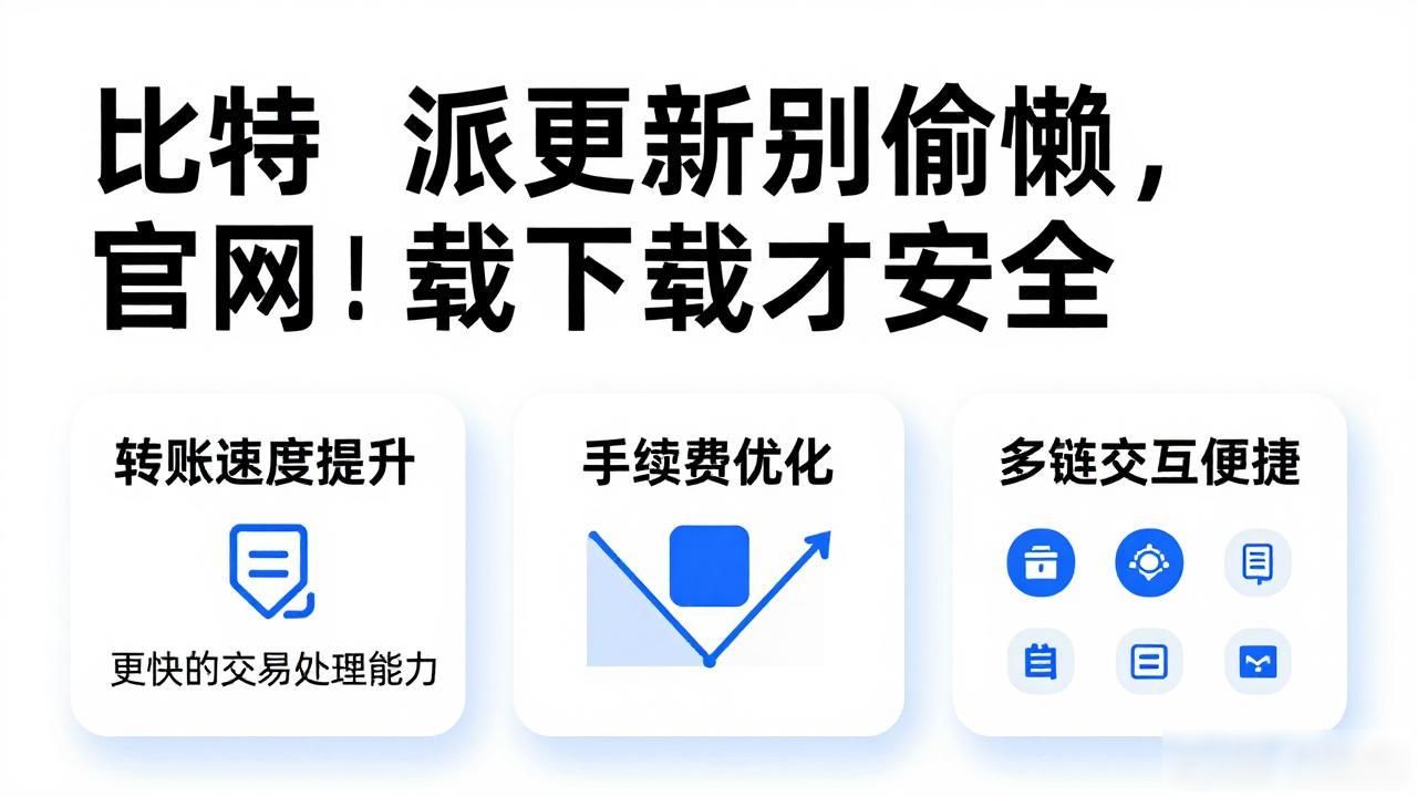 比特派更新别偷懒，官网下载才安全