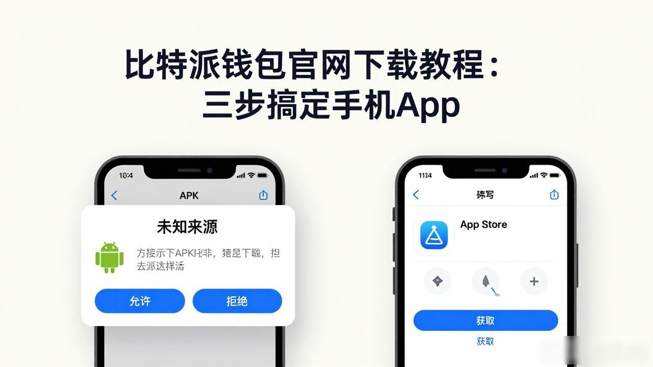 比特派钱包官网下载教程:三步搞定手机App