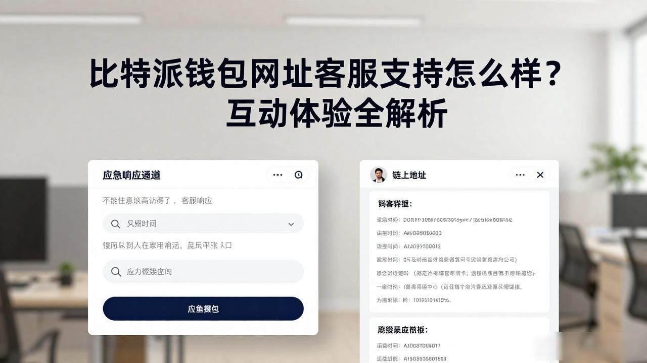 比特派钱包网址客服支持怎么样？互动体验全解析