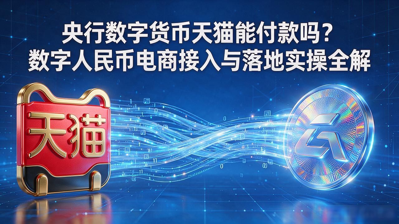 央行数字货币天猫能付款吗？数字人民币电商接入与落地实操全解