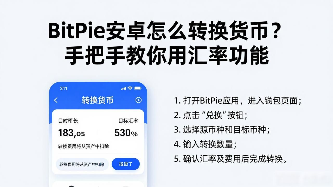 BitPie安卓怎么转换货币？手把手教你用汇率功能