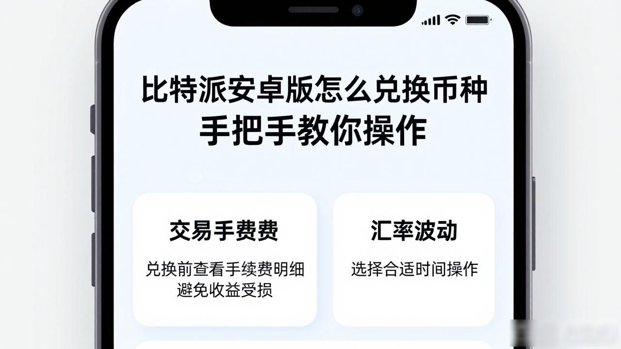 比特派安卓版怎么兑换币种 手把手教你操作