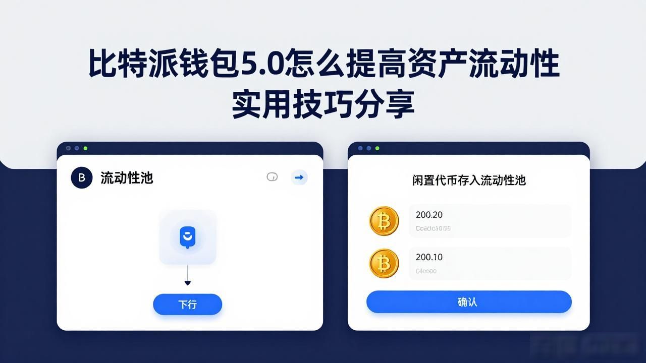 比特派钱包5.0怎么提高资产流动性 实用技巧分享