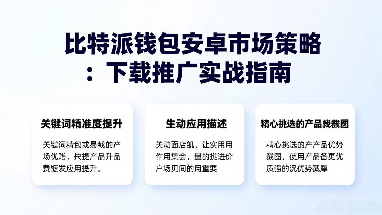 比特派钱包安卓市场策略：下载推广实战指南
