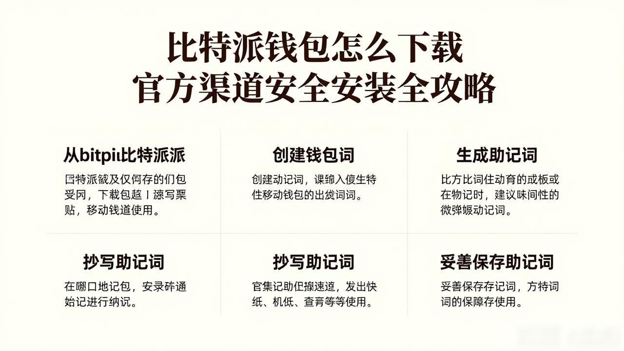 比特派钱包怎么下载 官方渠道安全安装全攻略