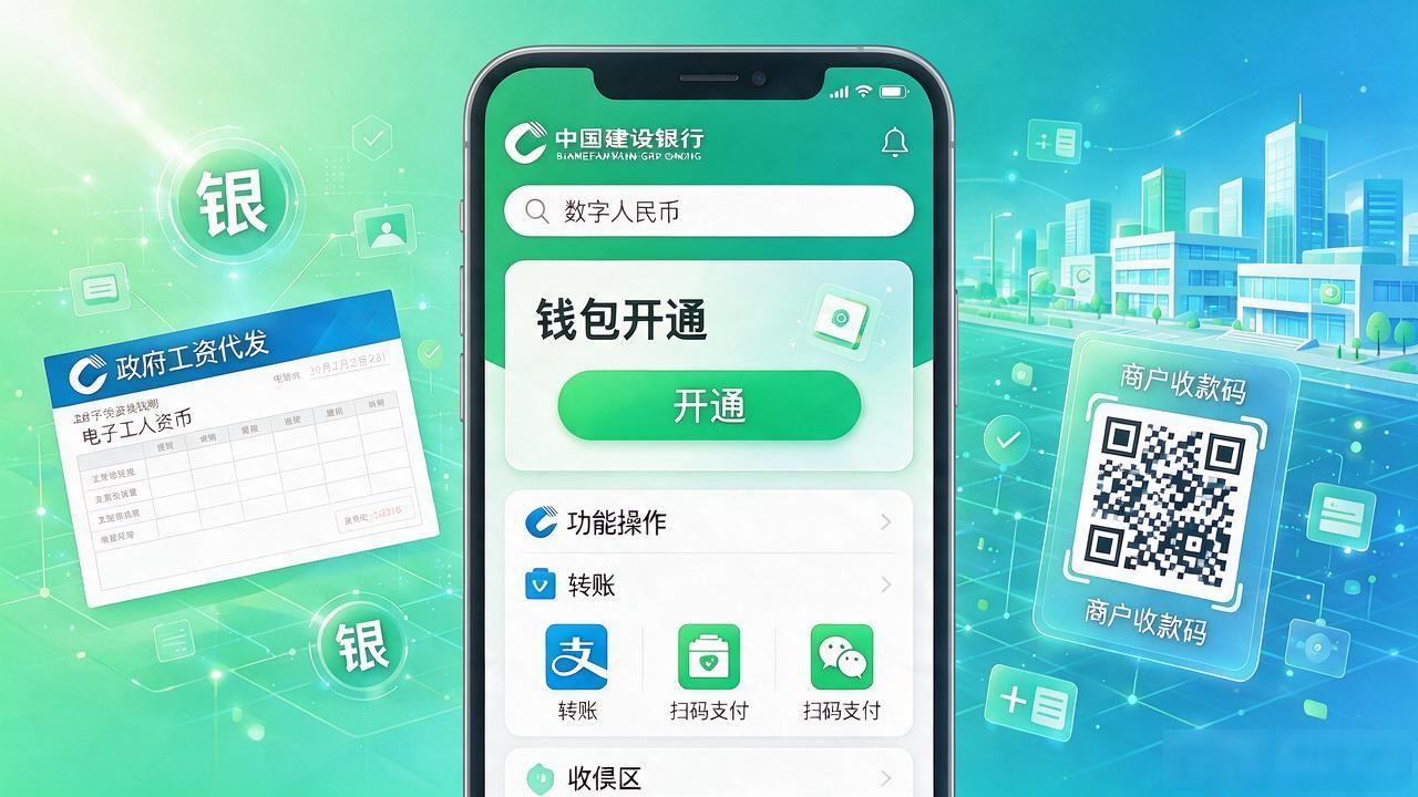 数字货币ccb是啥？说白了就是建设银行的数字人民币，搞懂不复杂