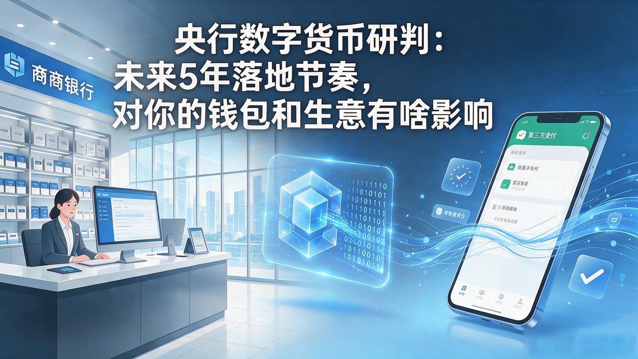央行数字货币研判:未来5年落地节奏,对你的钱包和生意有啥影响