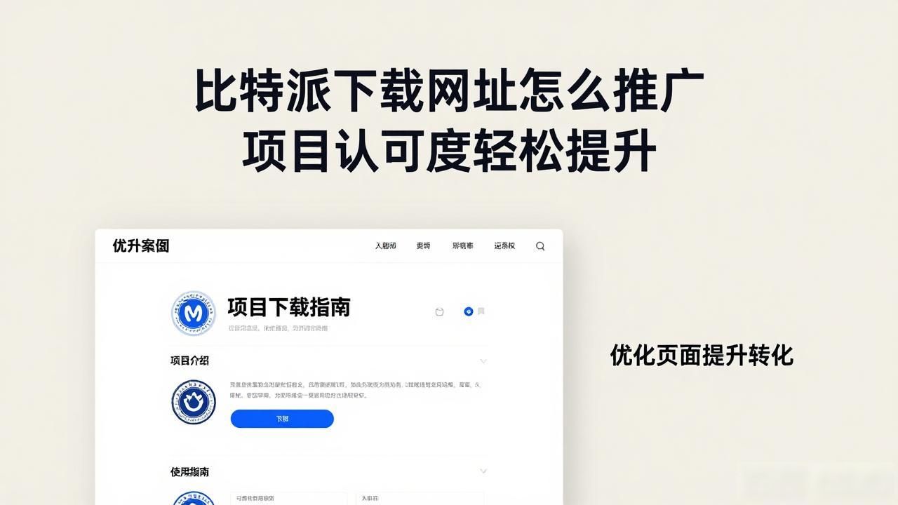 比特派下载网址怎么推广 项目认可度轻松提升
