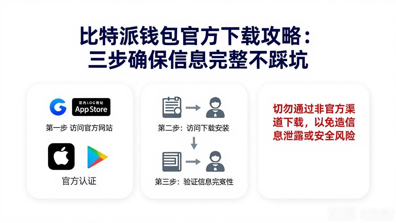 比特派钱包官方下载攻略:三步确保信息完整不踩坑
