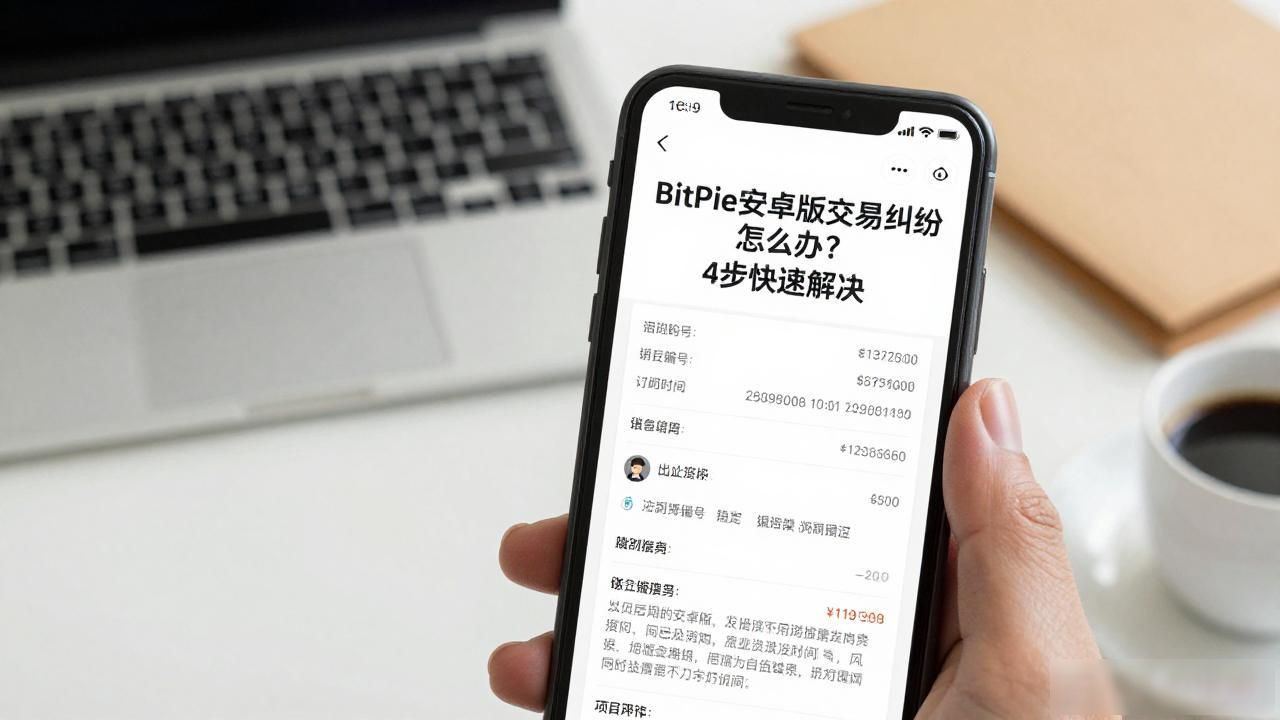 BitPie安卓版交易纠纷怎么办？4步快速解决