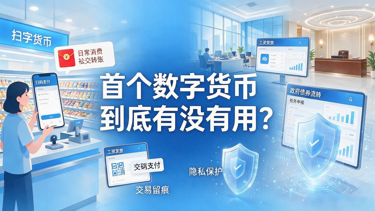 首个数字货币到底有没有用?我翻了两周的资料,说几句实在话