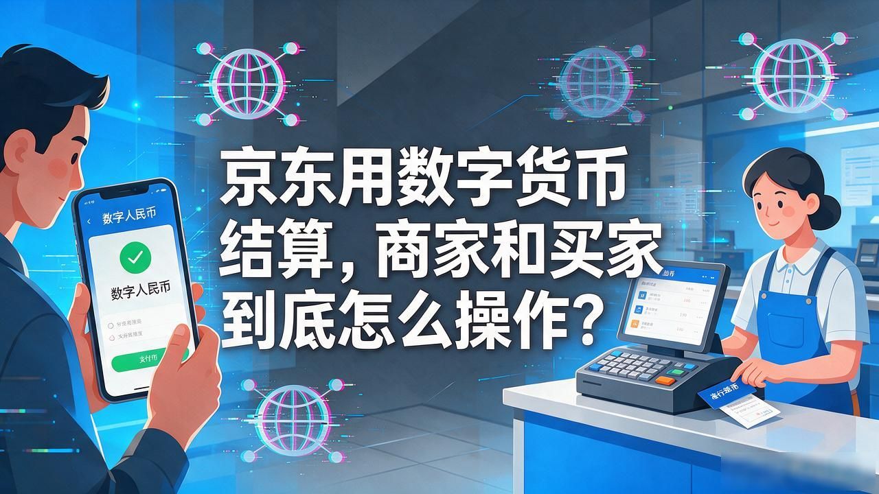 京东用数字货币结算，商家和买家到底怎么操作