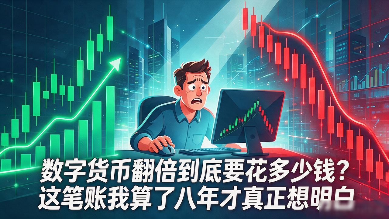 数字货币翻倍到底要花多少钱？这笔账我算了八年才真正想明白