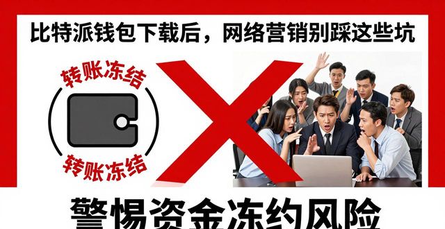 比特派钱包下载后，网络营销别踩这些坑