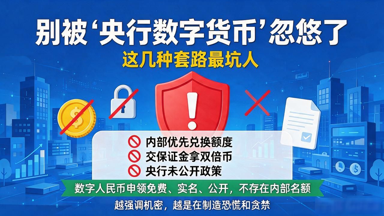 别被"央行数字货币"忽悠了，这几种套路最坑人