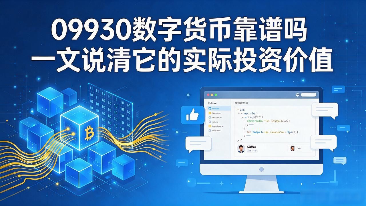 09930数字货币靠谱吗 一文说清它的实际投资价值