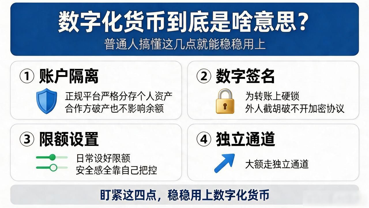 数字化货币到底是啥意思?普通人搞懂这几点就能稳稳用上