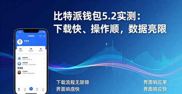 比特派钱包5.2实测：下载快、操作顺，数据亮眼