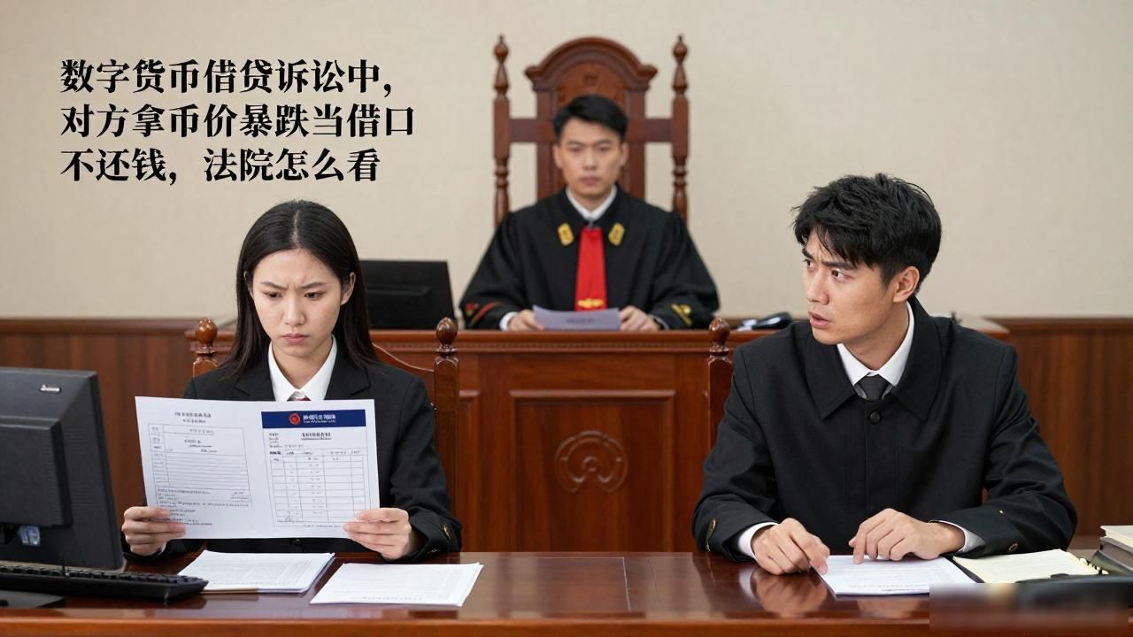 数字货币借贷诉讼中，对方拿"币价暴跌"当借口不还钱，法院怎么看