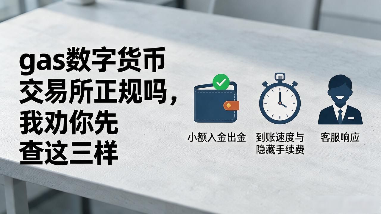 gas数字货币交易所正规吗，我劝你先查这三样
