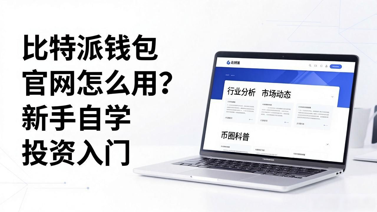 比特派钱包官网怎么用？新手自学投资入门