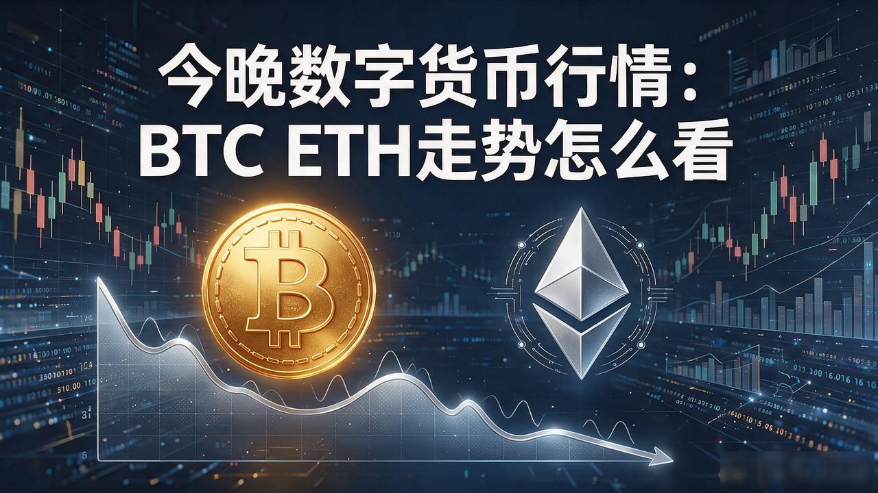 今晚数字货币行情：BTC ETH走势怎么看