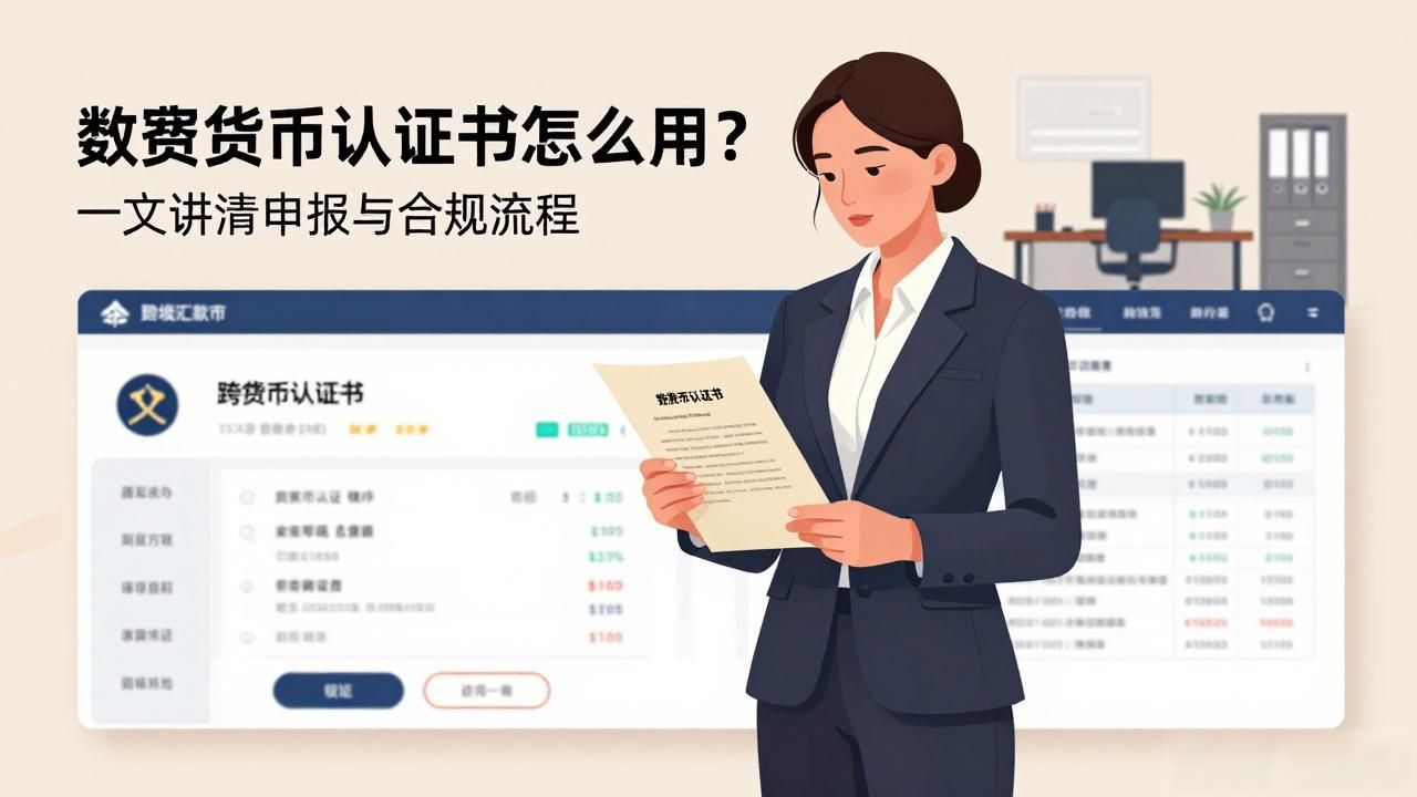数字货币认证书怎么用？一文讲清申报与合规流程