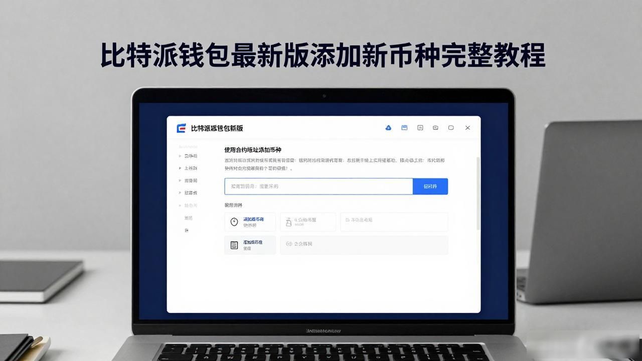 比特派钱包最新版添加新币种完整教程