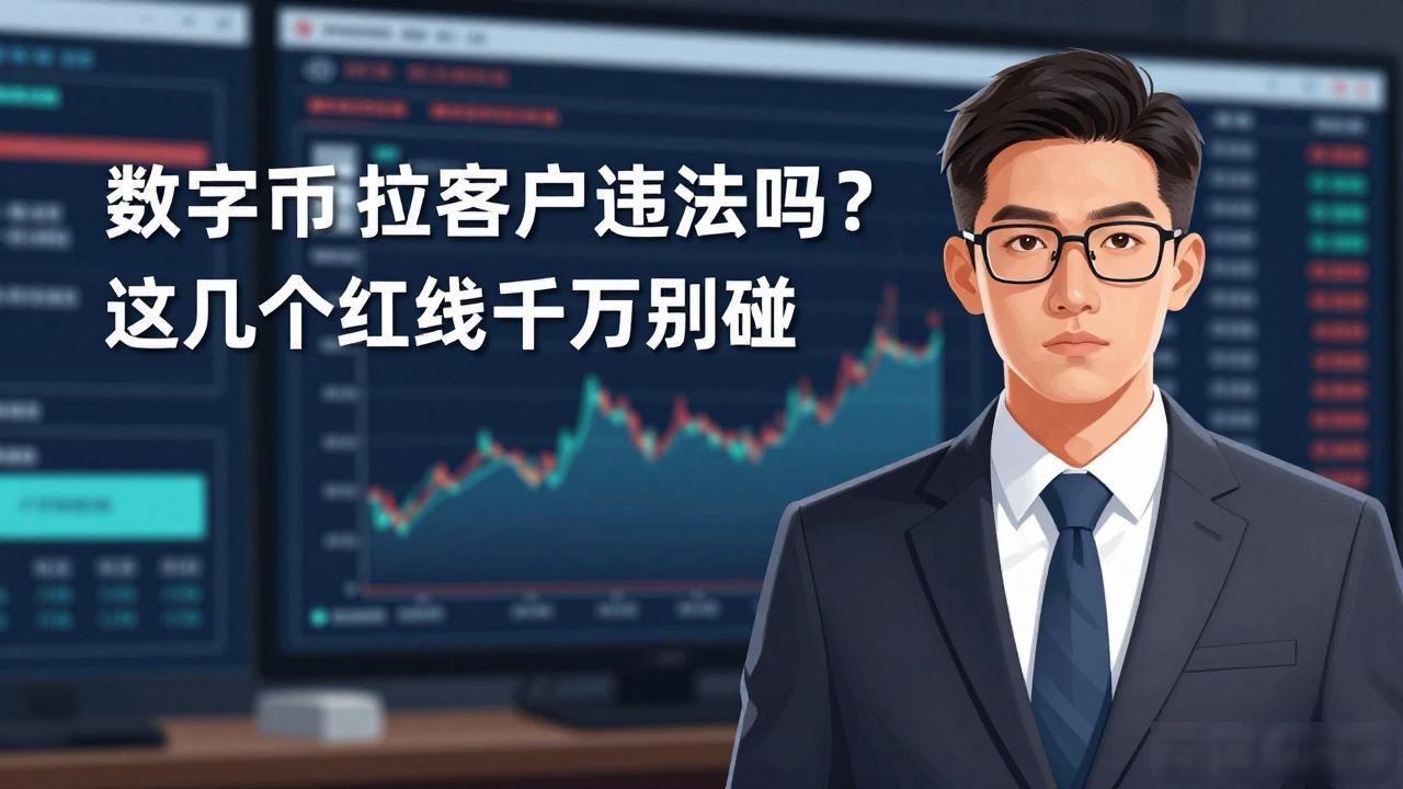 数字货币拉客户违法吗?这几个红线千万别碰