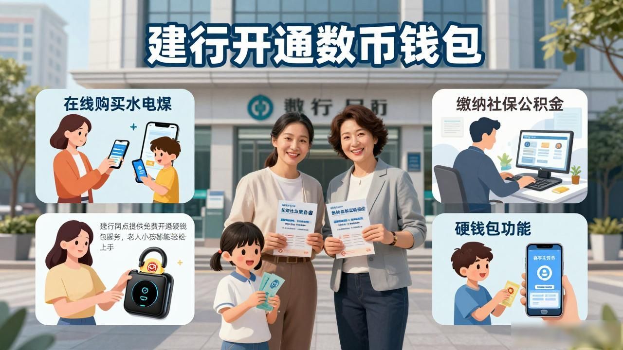 建行开通数币钱包