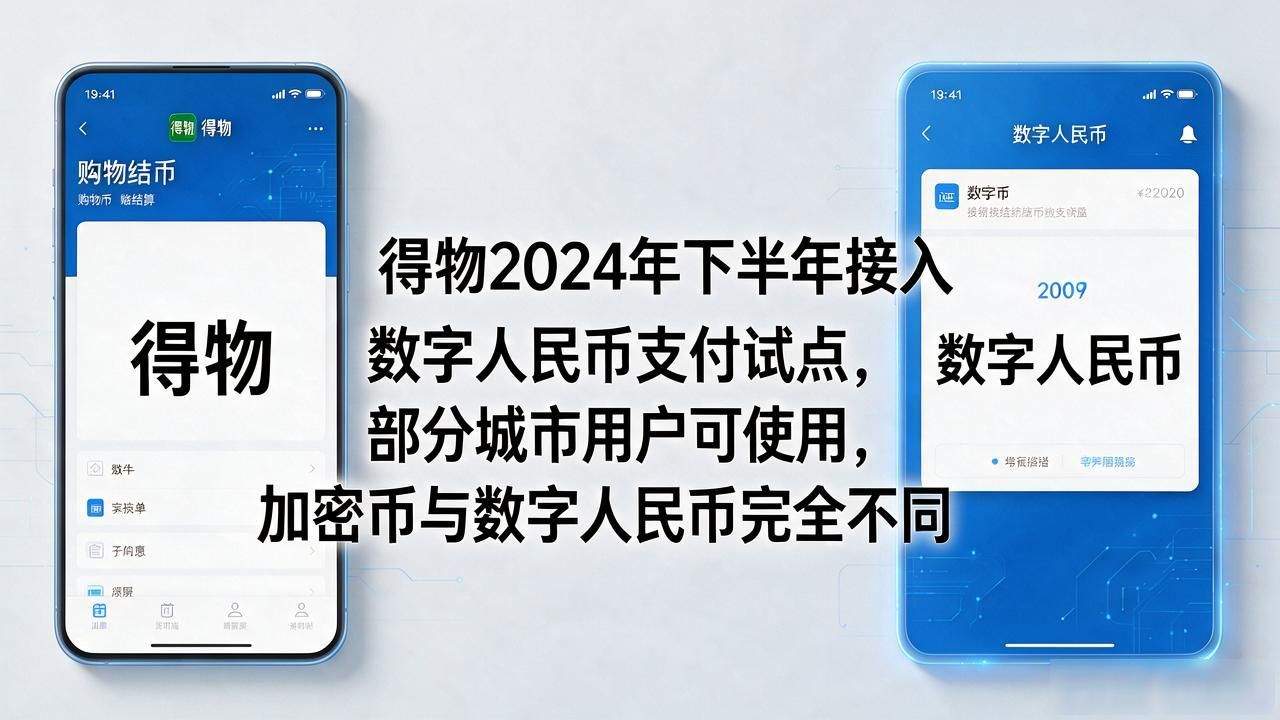 得物能用数字货币付款吗？加密币和数字人民币都说清楚了