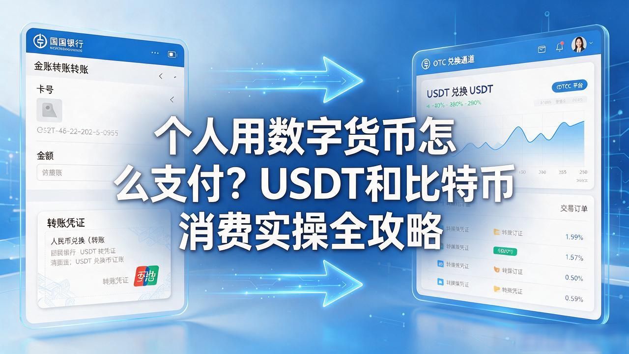 个人用数字货币怎么支付？USDT和比特币消费实操全攻略