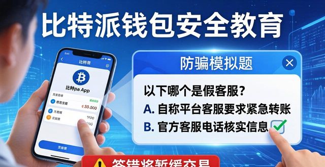 比特派钱包用户教育指南：三步避开常见坑