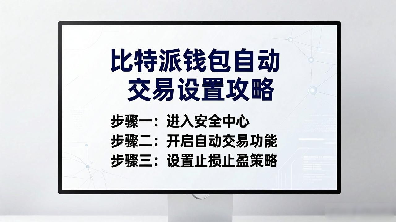 比特派钱包自动交易设置攻略