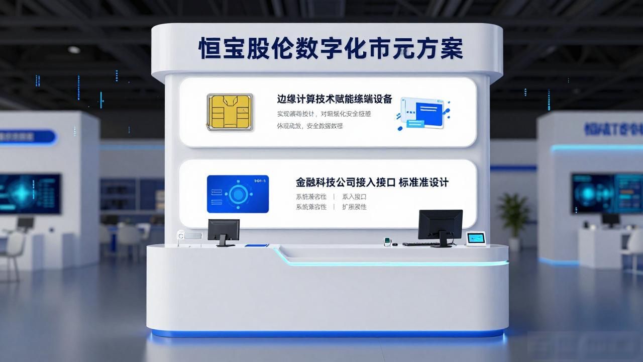 恒宝股份数字货币展台，看懂硬科技与合规安全
