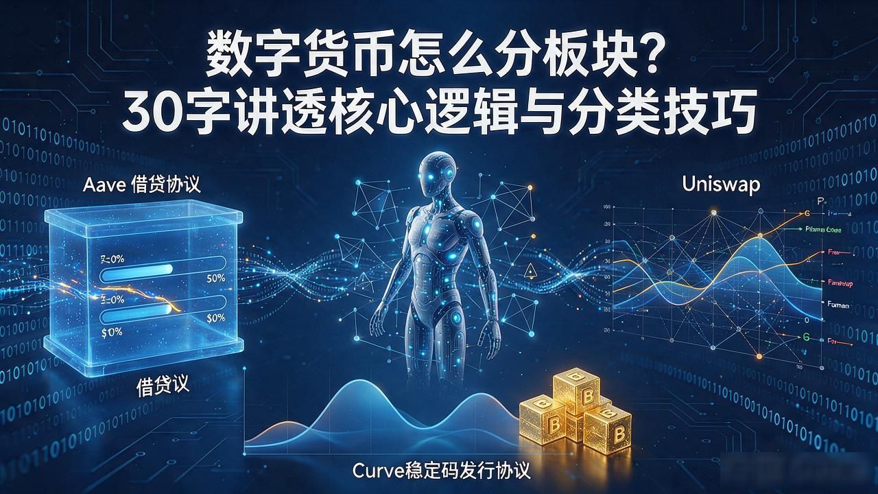 数字货币怎么分板块？30字讲透核心逻辑与分类技巧