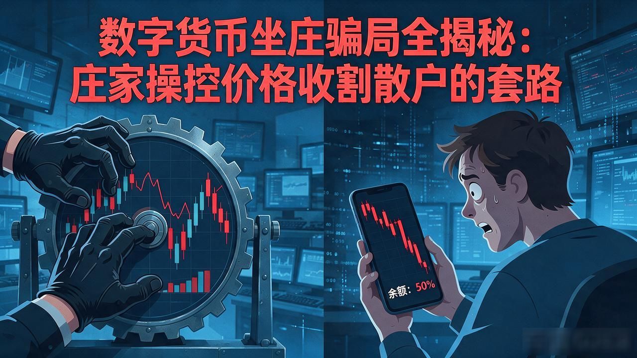 数字货币坐庄骗局全揭秘：庄家操控价格收割散户的套路