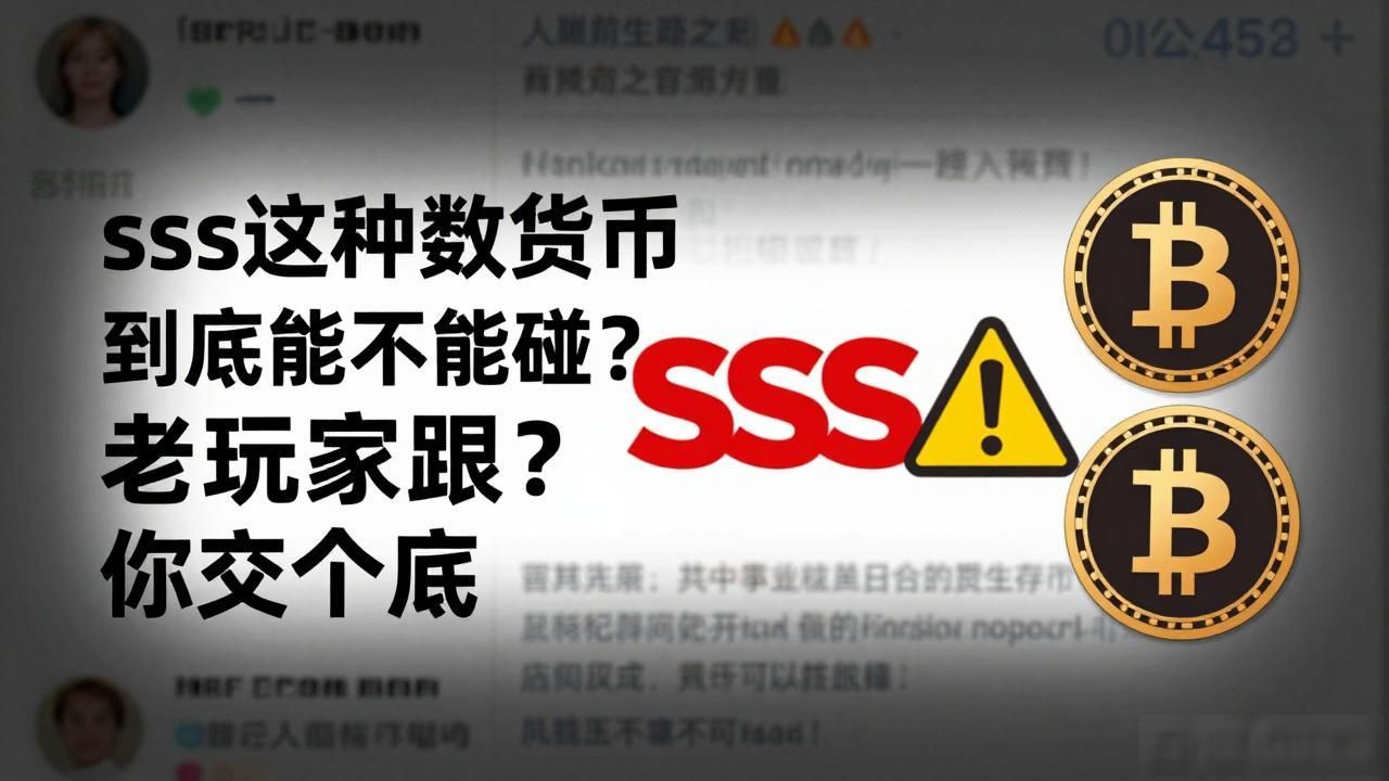 sss这种数字货币到底能不能碰？老玩家跟你交个底