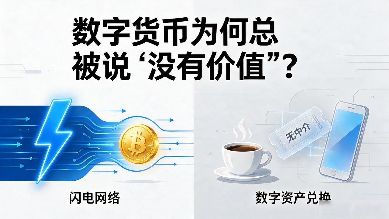 数字货币为何总被说“没有价值”?