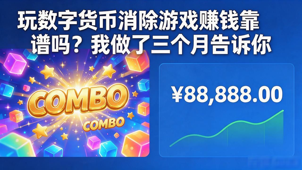 玩数字货币消除游戏赚钱靠谱吗?我做了三个月告诉你