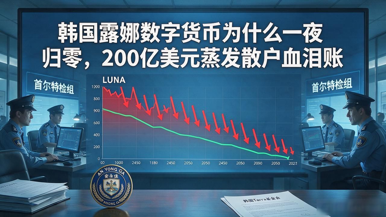 韩国露娜数字货币为什么一夜归零,200亿美元蒸发散户血泪账