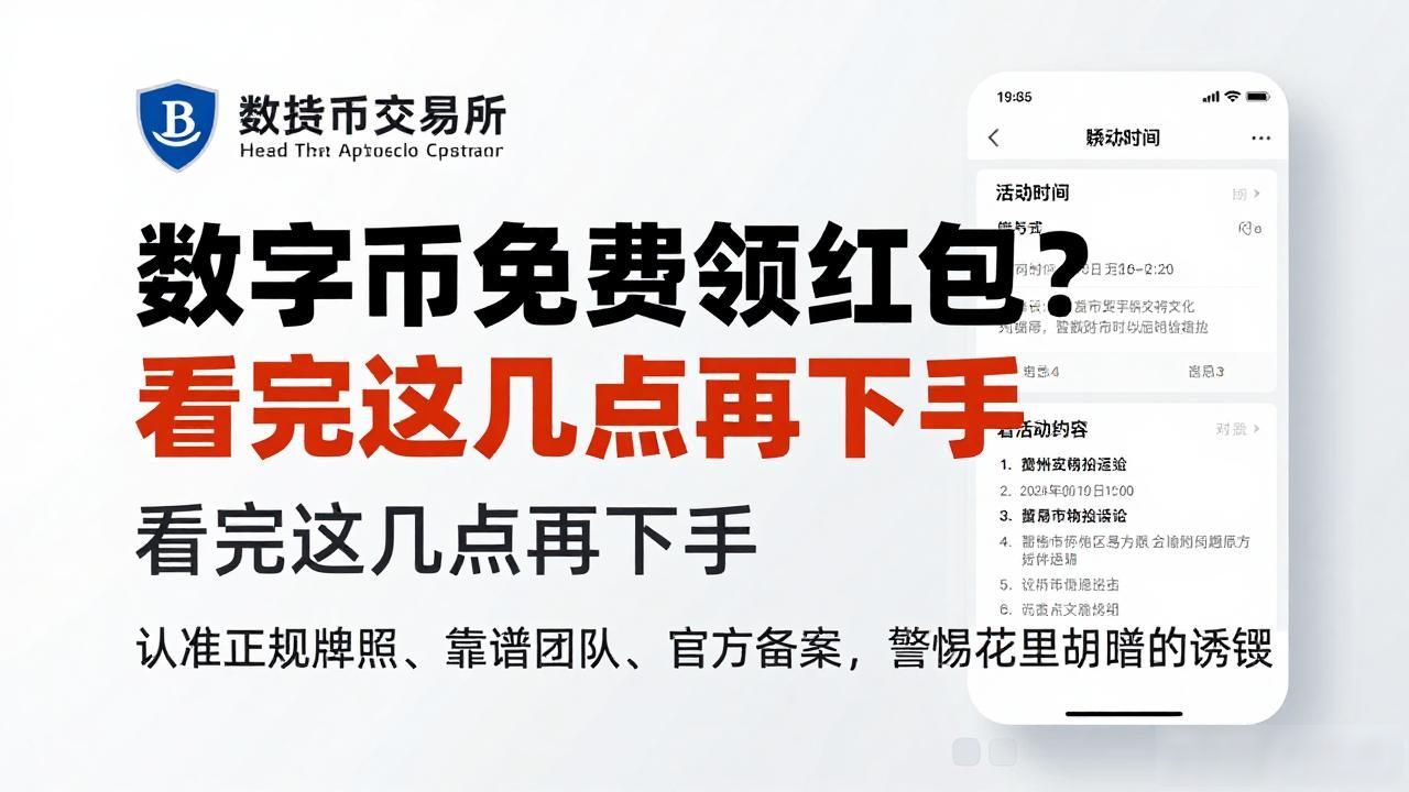 数字货币免费领红包？看完这几点再下手
