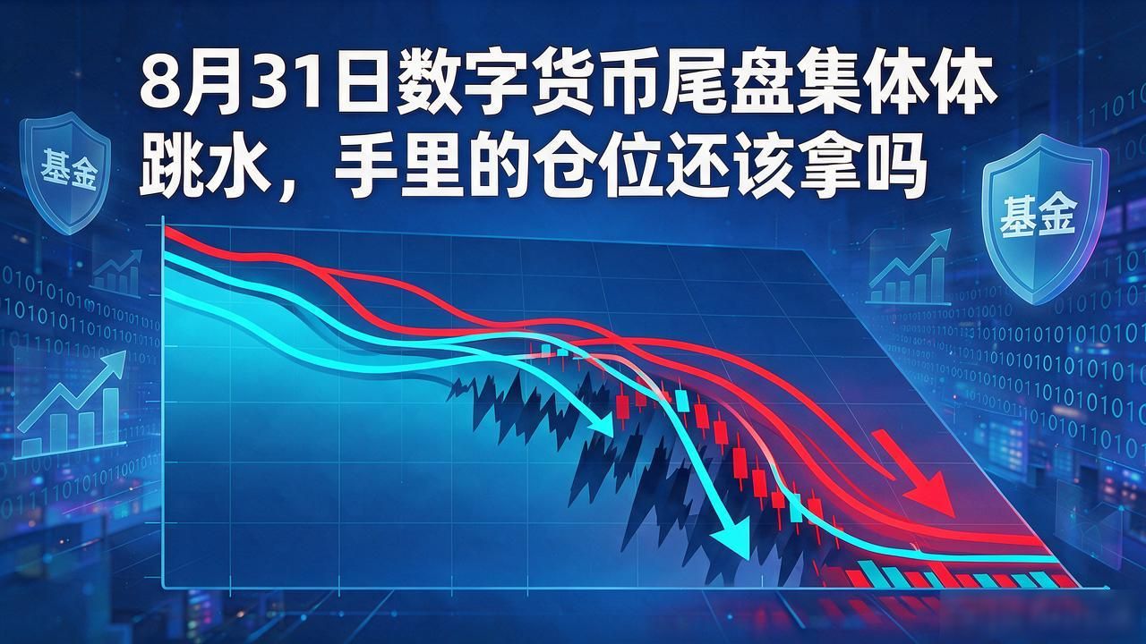 8月31日数字货币尾盘集体跳水，手里的仓位还该拿吗