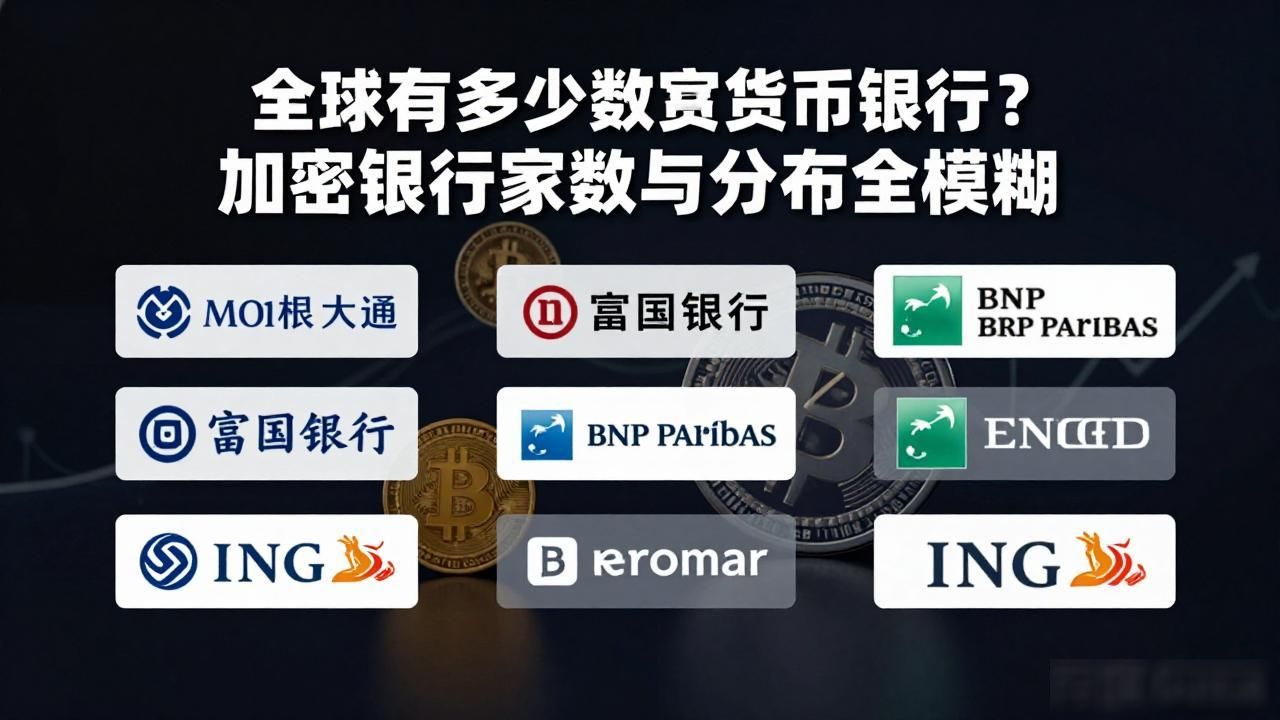 全球有多少数字货币银行？加密银行家数与分布全梳理