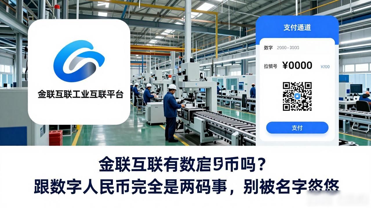 金联互联有数字货币吗?跟数字人民币完全是两码事,别被名字忽悠