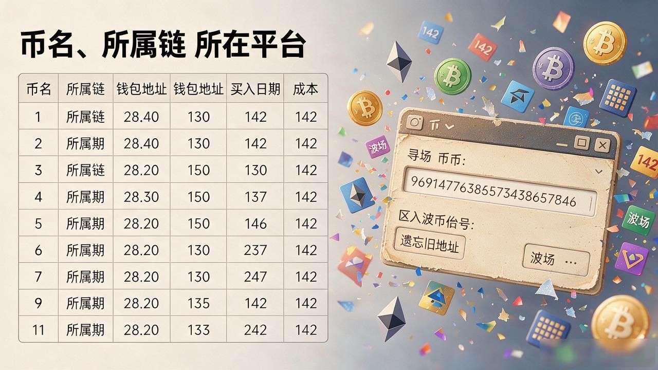 数字货币统计套数到底怎么算，币多了不重样真容易混
