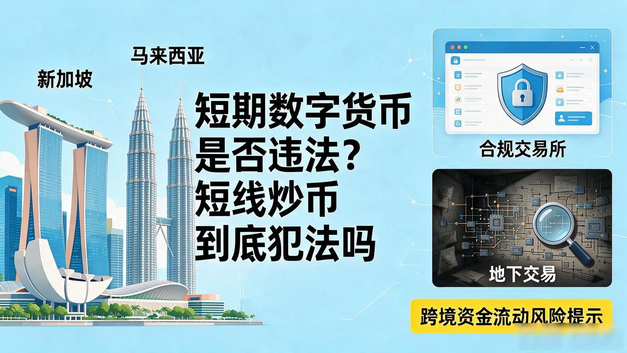 短期数字货币是否违法？短线炒币到底犯法吗，老玩家说透了