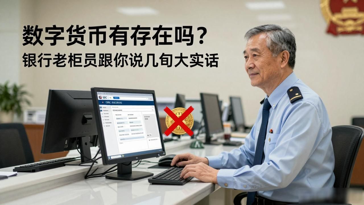 数字货币有存在吗？银行老柜员跟你说几句大实话